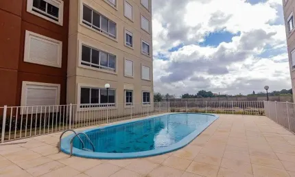 Apartamento novo com  2 dorm com churrasqueira no parque santa fe