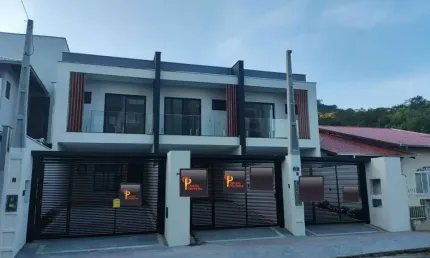 Sobrado geminado para venda em joinville, saguaçu, 3 dormitórios, 1 suíte, 3 banheiros, 2 vagas