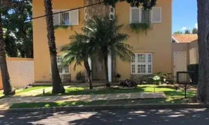 Casa em condomínio fechado com 4 quartos à venda no loteamento caminhos de san conrado (sousas), campinas , 384 m2 por r$ 2.000.000