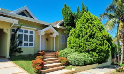 Casa em condomínio fechado com 3 quartos para alugar no Loteamento Caminhos de San Conrado (Sousas), Campinas , 240 m2 por R$ 7.000