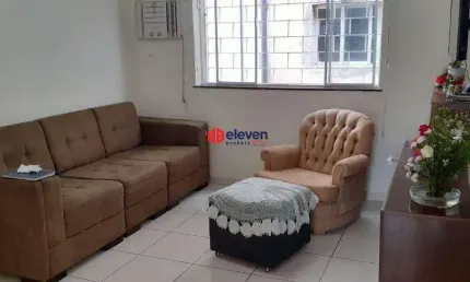 Apartamento à Venda – 2 Dormitórios | 1 Vaga | Mobiliado | Av. Ana Costa – Gonzaga, Santos/SP