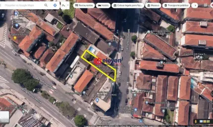 Terreno Residencial à Venda - 270m² Próximo à Av. Afonso Pena, no Embaré - Santos-SP