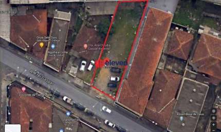 Terreno à venda na Rua Frei Gaspar, Centro, São Vicente