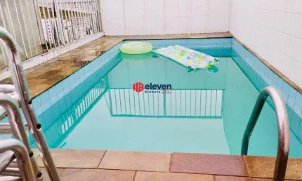 Cobertura Duplex, 3 Dormitórios, Piscina, no bairro Aparecida, Santos-SP