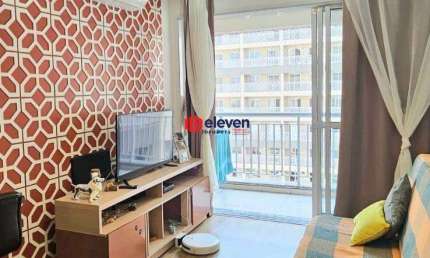 Apartamento Venda 1 dormitório Vila Mathias Lazer completo