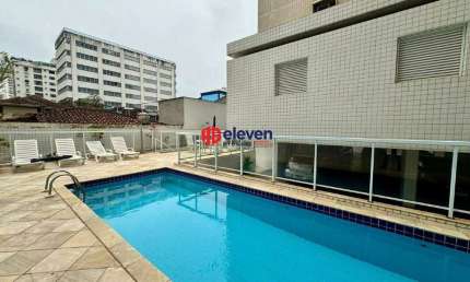 Apartamento mobiliado à Venda, 160m2, 3 dormitórios, na Pompéia, Santos-SP