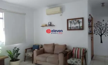 Apartamento à venda, 02 dormitórios, closet, no boqueirão, santos/sp