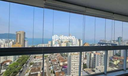 Apartamento 3 Quartos, Vista ao Mar, na Aparecida, 144 m²