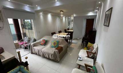 Apartamento Venda 02 Dormitórios (1 Suíte) | 88m² | Varanda | 1 Vaga | Condomínio Completo | Aparecida | Santos