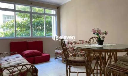 Apartamento à venda mobiliado a 50m da praia – itararé/praia dos milionários/ são vicente-sp