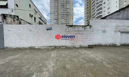 Terreno comercial para alugar na Rua Doutor Antônio Bento, Vila Mathias, Santos