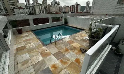 Cobertura Duplex à Venda – 4 Dormitórios (2 Suítes) | 199m² | Pompéia, Santos/SP