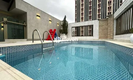 Sobreposta alta com piscina no Embaré em Santos ( Porteira fechada)