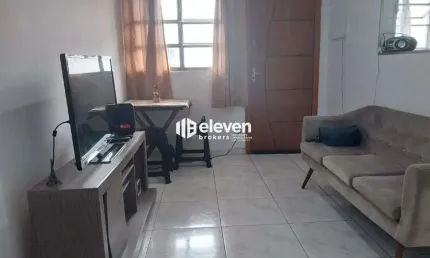 Itararé/são vicente - quadra da praia - 1 dormitório - pronto para morar