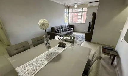 Apartamento venda 02 dormitórios + dependência completa | boqueirão | santos