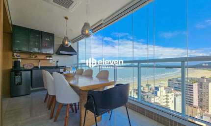 Apartamento no Boqueirão, 2 suítes, vista para o mar 2 vagas e lazer completo.