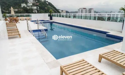 Apartamento à venda, 3 quartos, 1 suíte, 2 vagas, José Menino - Santos/SP