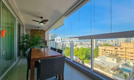 Apartamento Alto Padrão com 3 Suítes, Sacada Gourmet e Elevador Exclusivo E VISTA MAR – Embaré, Santos/SP