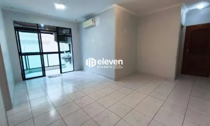 Apartamento para venda na quadra da praia na Aparecida em Santos