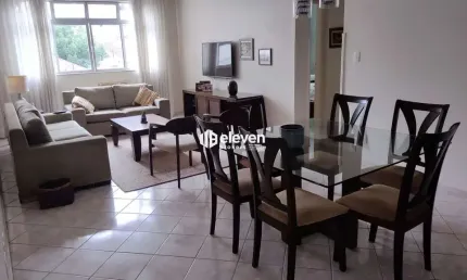 Muy hermoso! apartamento c/02 dormts, sendo 02 suites, dependencia completa de empregada, 100 metros da praia, garagem demarcada !