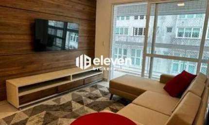 Apartamento para Aluguel 2 Dormitórios | 85m² | Andar Alto | Mobiliado | Gonzaga | Santos/SP