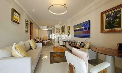 Apartamento 3 suítes, vista mar, no boqueirão, 134,40m²