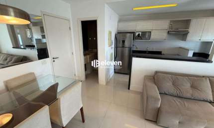 Apartamento Mobiliado para Aluguel | 1 Suíte | Andar Alto Vista Livre | 57m² | 1 Vaga | Gonzaga | Santos/SP