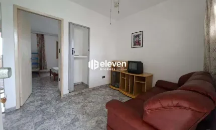 Apartamento de 1 dormitório a uma quadra da praia, no canal 6, em santos