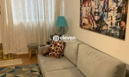 Apartamento térreo de 2 dormitórios no gonzaga – santos/sp