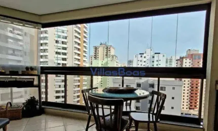 Apartamento 4 dormitórios, churrasqueira na sacada e andar alto !!!