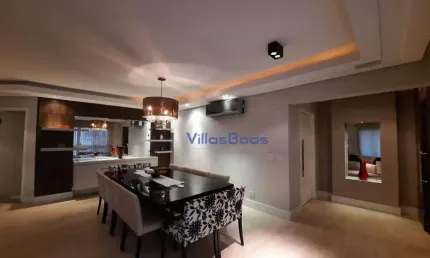 Apartamento com 2 dormitórios à venda, 220 m² por r$ 1.950.000,00 - jardim aquarius - são josé dos campos/sp