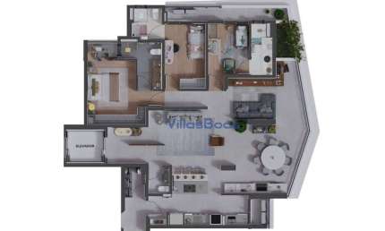 Apartamento com 3 dormitórios à venda, 149 m² por R$ 1.627.447,91 - Jardim Aquarius - São José dos Campos/SP