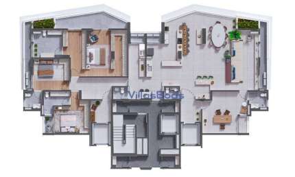 Apartamento com 4 dormitórios à venda, 299 m² por R$ 3.254.895,82 - Jardim Aquarius - São José dos Campos/SP