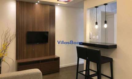 Apartamento Mobiliado no Jardim Esplanada com 1 dormitório para alugar, 38 m² por R$ 3.457/mês - Jardim Esplanada - São José dos Campos/SP