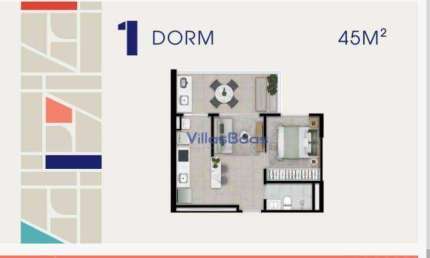 Apto 1 dorm entrega em agosto/2026 - Jd Aquarius - SJC - SP