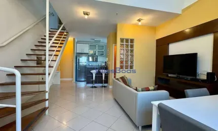Apartamento com 1 dormitório, 85 m² - venda por R$ 735.000,00 ou aluguel por R$ 5.035,00/mês - Jardim Aquarius - São José dos Campos/SP