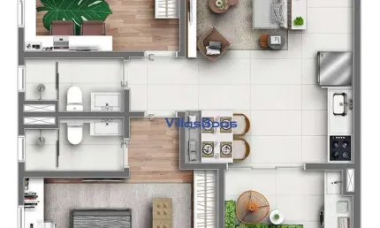 Apartamento com 2 quartos à venda na Rua Alteia, Jardim Ismênia, São José dos Campos