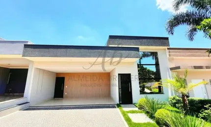Casa em condomínio fechado com 3 quartos à venda na Avenida Pompeo Basso, 903, Residencial Real Parque Sumaré, Sumaré, 128 m2 por R$ 1.100.000