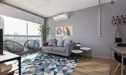 Apartamento com 1 quarto à venda na Rua Curvelo, 130, Petrópolis, Porto Alegre por R$ 590.000