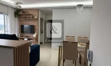 Apartamento para venda em valinhos, jardim novo horizonte, 2 dormitórios, 1 suíte, 2 banheiros, 1 vaga