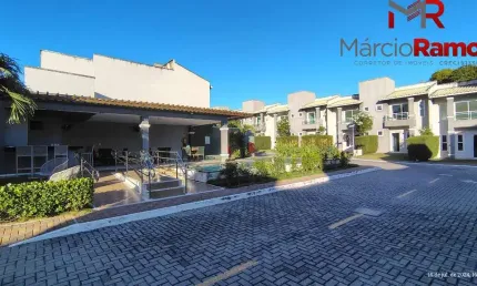 Casa em condomínio de luxo na lagoa redonda, fortaleza-ce: 3 quartos, 2 suítes, 2 banheiros, 2 vagas de garagem, 84m².