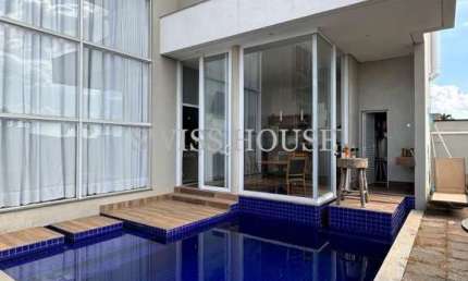 Casa em condomínio fechado com 3 quartos para alugar na Rua Gilberto Piassa, --, Swiss Park, Campinas, 316 m2 por R$ 16.200