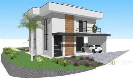 Casa em condomínio fechado com 3 quartos à venda na Rua João Ubiali, --, Chácaras Silvania, Valinhos, 216 m2 por R$ 1.890.000