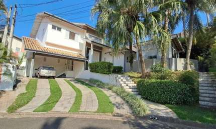Casa em condomínio fechado com 4 quartos à venda na rua carlos penteado stevenson, --, jardim recanto, valinhos, 340 m2 por r$ 1.950.000