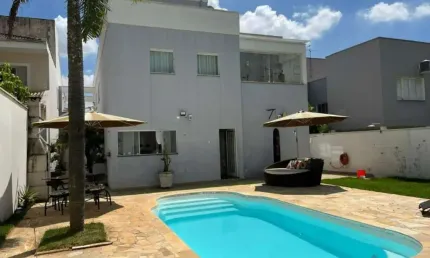 Casa em condomínio fechado com 5 quartos à venda na rua joão marques da costa, --, colinas dos álamos, valinhos, 343 m2 por r$ 1.800.000