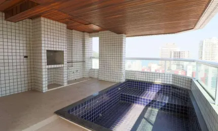 Apartamento à venda, 206 m² por R$ 2.450.000,00 - Canto do Forte - Praia Grande/SP