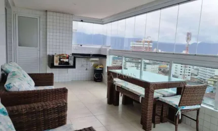 Apartamento com 3 dormitórios à venda, 108 m² por R$ 700.000,00 - Caiçara - Praia Grande/SP