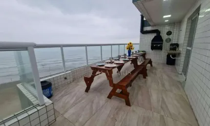 Cobertura com 3 dormitórios à venda, 123 m² por R$ 1.300.000,00 - Caiçara - Praia Grande/SP