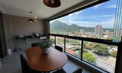 Apartamento duplex à venda, 123 m² por r$ 1.180.000,00 - canto do forte - praia grande/sp