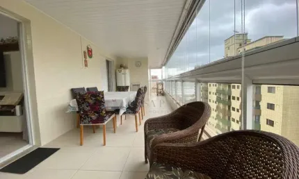 Apartamento com 3 dormitórios à venda, 130 m² por R$ 950.000,00 - Tupi - Praia Grande/SP